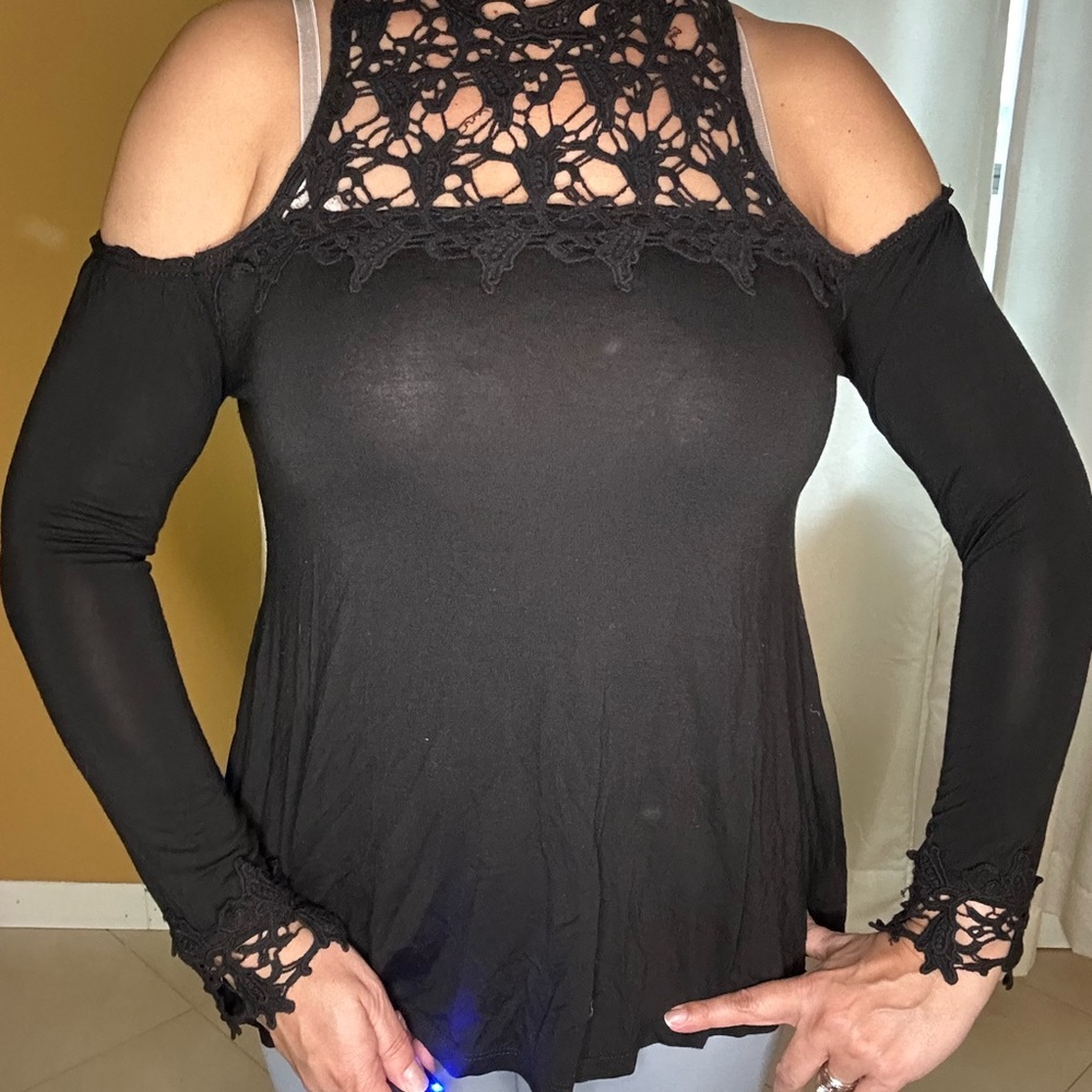 Beautiful long sleeve off shoulders